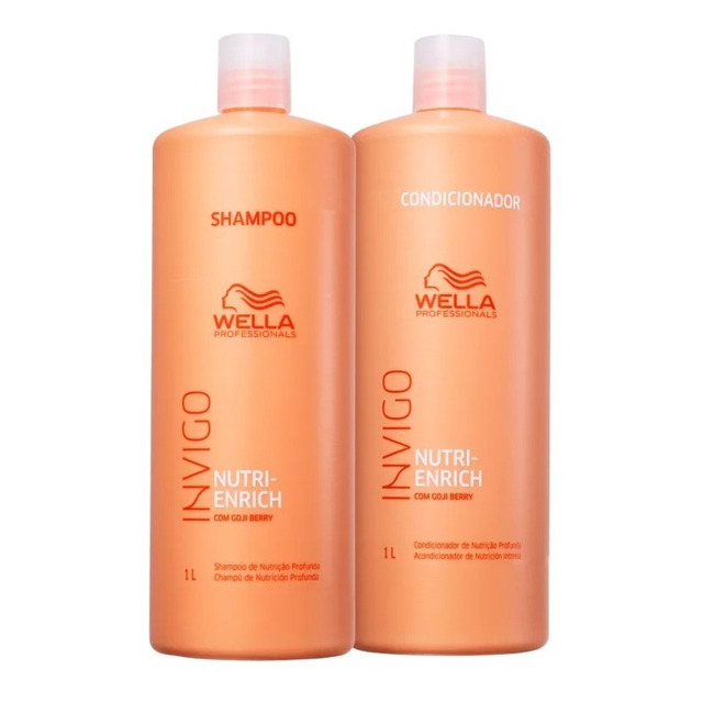 Shampoo + Condicionador 1litro Wella Nutri Enrich Shampoo + Condicionador 1litro Wella Nutri Enrich