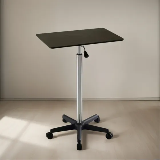 Mesita Ajustable Con Alturas Regulables- Ideal Para Sillón Color Negro