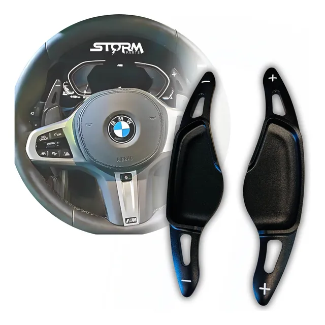Paddle Shift Volante Extensor Preto Bmw 320i Ano 2019 A 2025