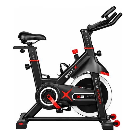 Bicicleta Evox X2 Spinning 13kg Freio Manual Lcd