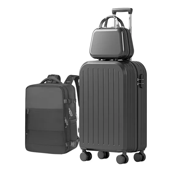 Set 3 Maletas De Viaje 20+14 In+35l Mochila Equipaje De Mano