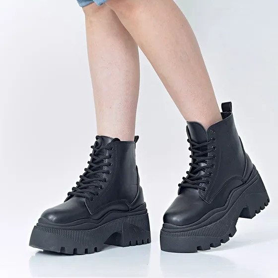 Borcego De Mujer Veggie De Moda Reina Con Plataforma