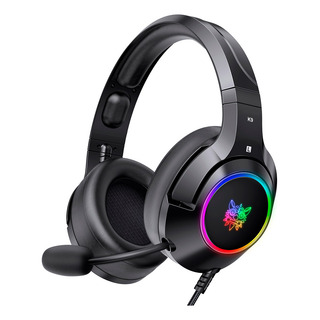 Auriculares Gamer Headset Microfono Onikuma K9 Vincha Negro Luz Rgb Auriculares Gamer Headset Microfono Onikuma K9 Vincha Negro Luz Rgb