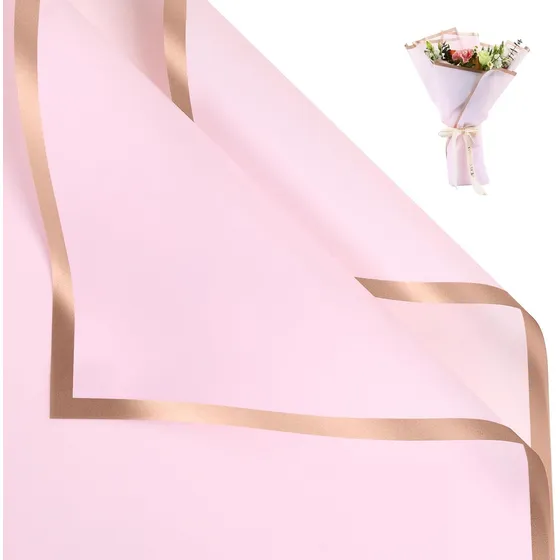 140 Hojas De Papel Coreano Celofan Ramos Florales, 4 Colores