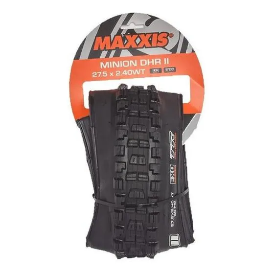 Maxxis Minion Dhr 2, Exo/tr 27.5x2.40 Wt Downhill Kevlar
