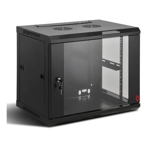 Gabinete De Pared 6u  Saxxon Se640601  60x45x37cm Rack