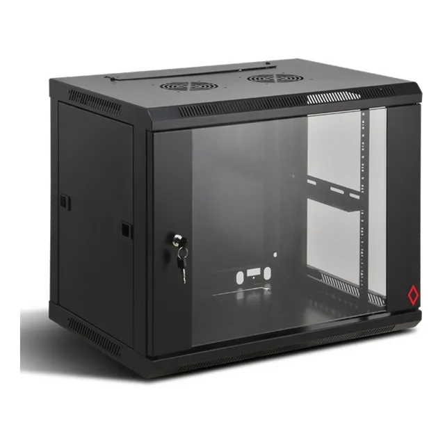 Rack Gabinete 6u De Pared Saxxon Armado 60x45x37 Redes