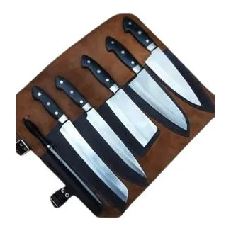 Funda De Cuero Delantal Cuchillos Para Chef Asador Otros