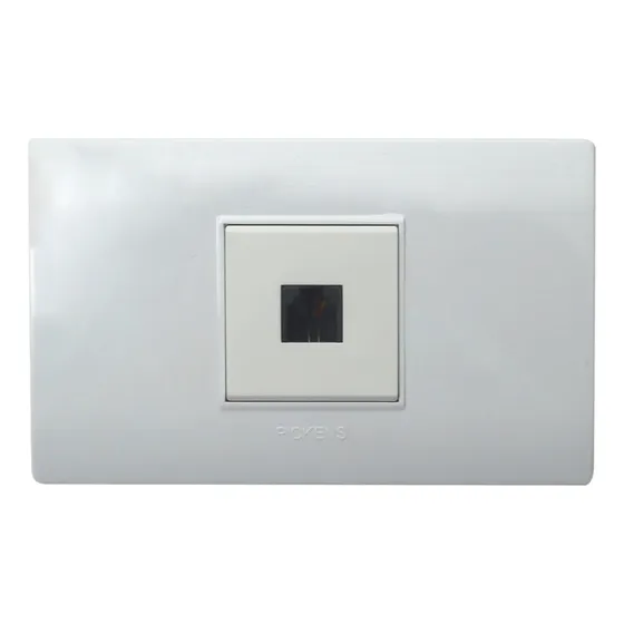 Toma De Teléfono Decorativa Pickens Blanca