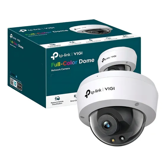 Cámara Domo Ip Tp-link Vigi C250 5mp Full Color Exterior Color Blanco