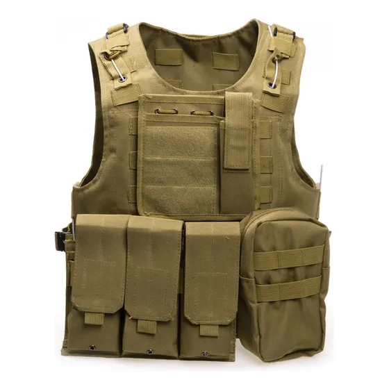 Colete Tático Modular Airsoft Paintball Molle Varias Cores