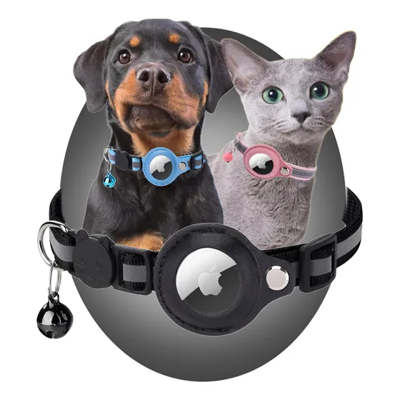 Coleira Para Gato Cachorro Pet Gps Airtag Apple Rastreador