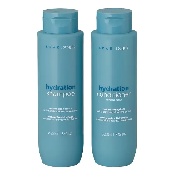 Kit Hidratação Braé Stages Shampoo + Condicionador Hydration