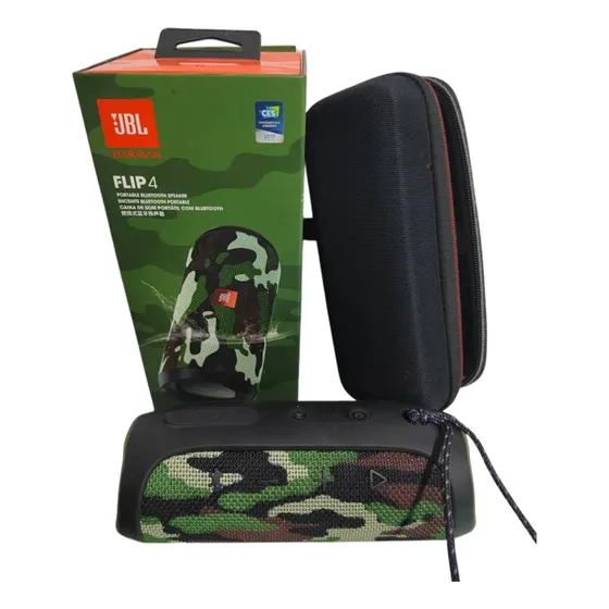 Corneta Jbl Flip 4 Original Con Estuche Y Caja Usada
