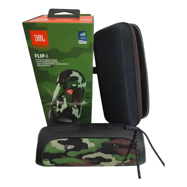 Corneta Jbl Flip 4 Original Con Estuche Y Caja Usada
