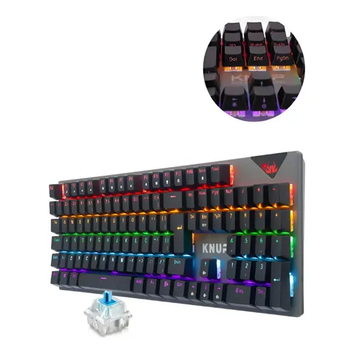 その他 ELECOM Gaming keyboard Teclado Gamer Mecânico 80% Jogos Pc Led Rgb Switch Brown