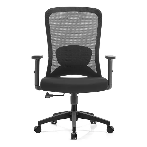 Cadeira De Escritório Ergonômica Efa Marquesa Preta Cor Preto Material do estofamento Mesh