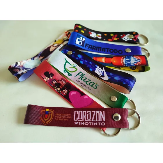 Pack De 50 Llaveros Mini Lanyards Personalizados.