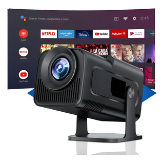 Projetor Hy320 Mini 4k Android 13 Wi-fi Bluetooth Cinema Projetor Hy320 Mini 4k Android 13 Wi-fi Bluetooth Cinema