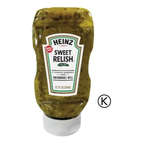 Aderezo Sweet Relish Heinz 375 Ml. Origen Usa