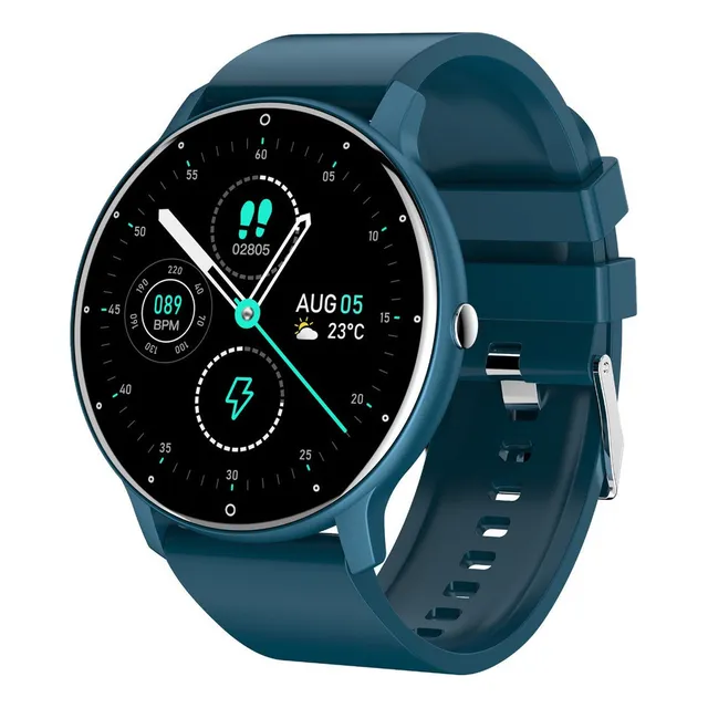 Relógio Smart Zl02 Esportivo Com Tela Grande Preto