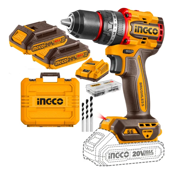 Taladro Atornillador Percutor 13mm Brushless Cidli20668