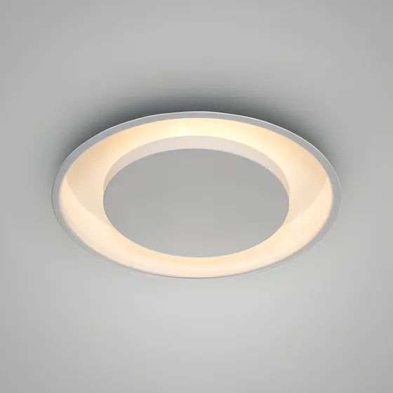 Plafon De Embutir Luz Indireta Diametro 30cm Eclipse Cor Branco 127/220V