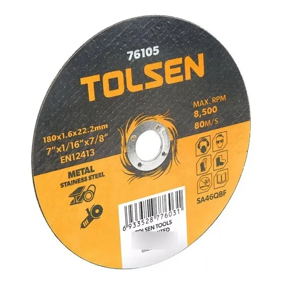 Disco De Corte P/metal Y Acero Inoxidable 9'' Tolsen - 76107