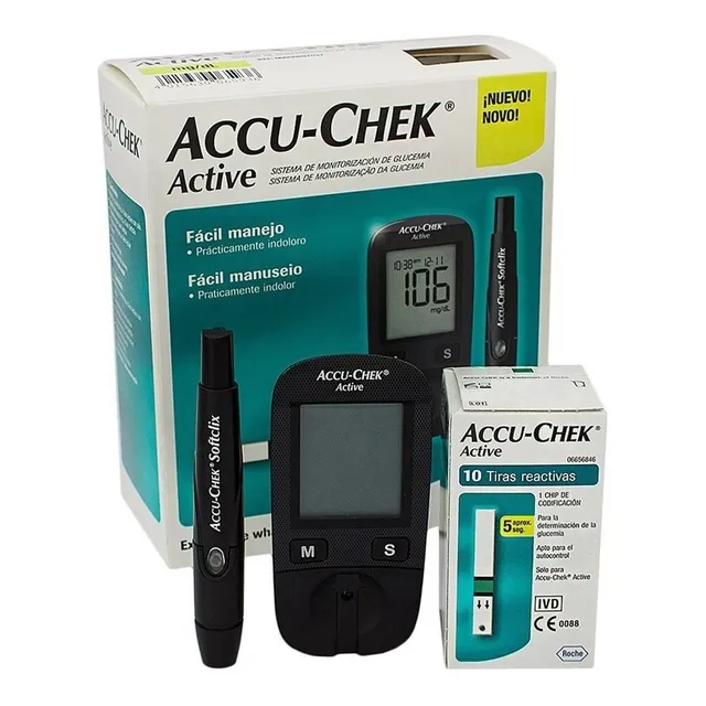 Glucómetro Accu-Chek Active negro