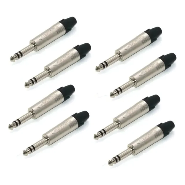 Neutrik® Np3c® 8 Conectores Plug Stereo Trs 1/4 Nuevos Envio