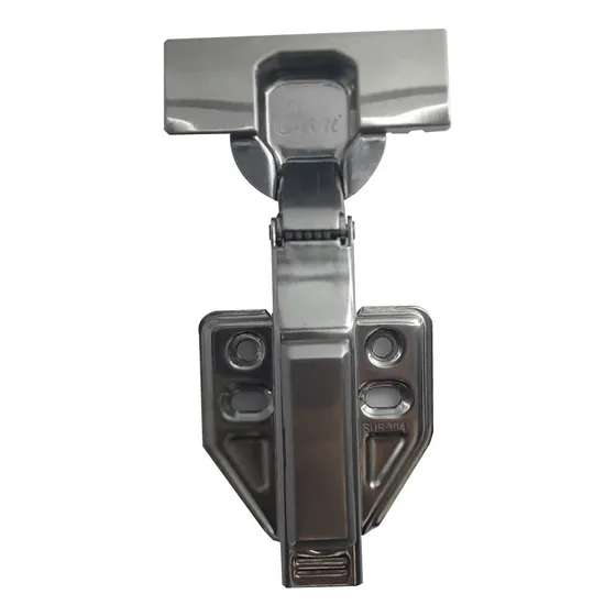 Bisagra Recta De 35 Mm Con Freno Y Clip De Acero Inoxidable