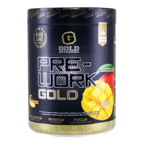 Pre Work 280 Gr Gold Nutrition Pre Entreno Cafeína Creatina