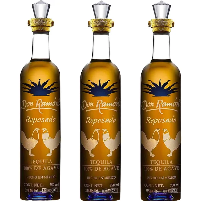 Paquete De 3 Tequila Don Ramon Reposado Punta Diamante 750 M