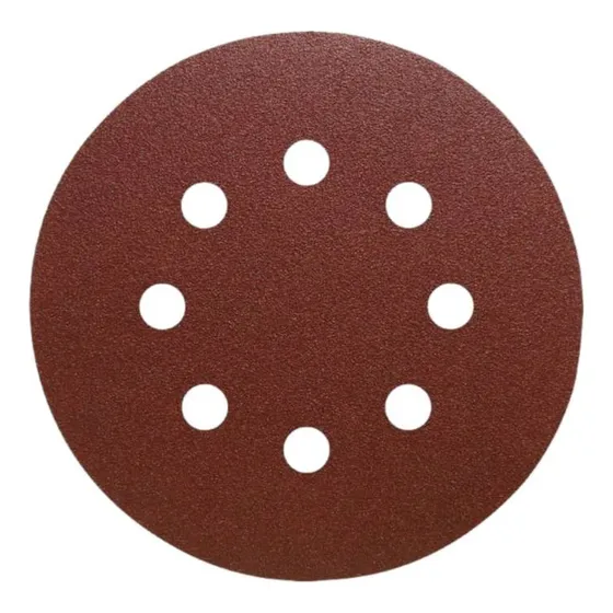Pack X 5 - Disco Velcro 5  Grano 100 Ps22k Klingspor - Rojo