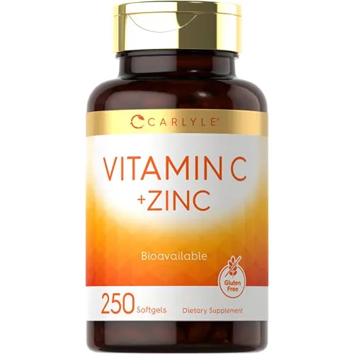 Complemente La Vitamina C De Carlyle Con Zinc 250 Cápsulas B