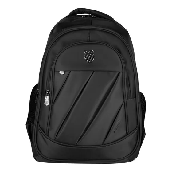 Mochila K-swiss Jhon Color Negro Diseño De La Tela Liso
