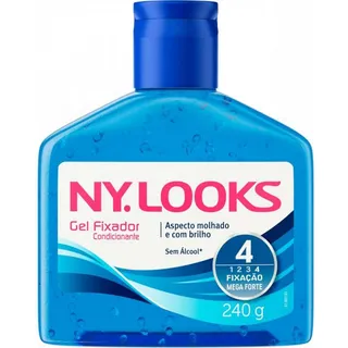 Gel Fixador Nylooks Fixação Alta 240g Gel Fixador Nylooks Fixação Alta 240g