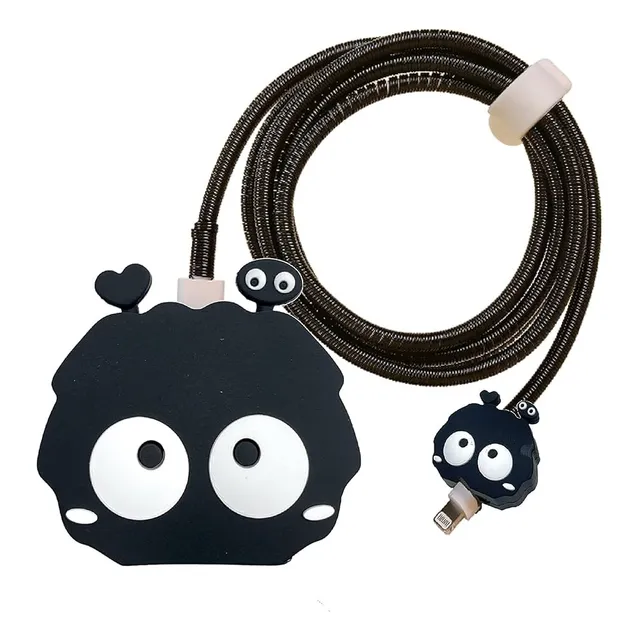  Protector Cable Y Cargador Para iPhone De 20w En Diseño 