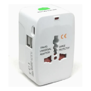Adaptador Viajero Cargador 2 Usb 1 Tipo C Enchufe Universal Adaptador Viajero Cargador 2 Usb 1 Tipo C Enchufe Universal