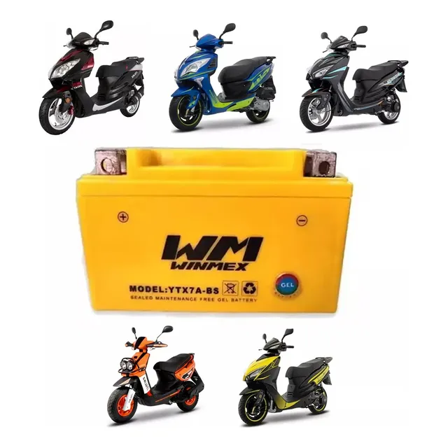 Bateria Gel Motoneta Ytx7a-bs Italika Ds150 Ws150 Gs150