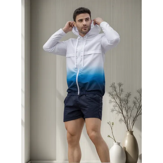 Chaqueta Hombre Blanco Mp 34803