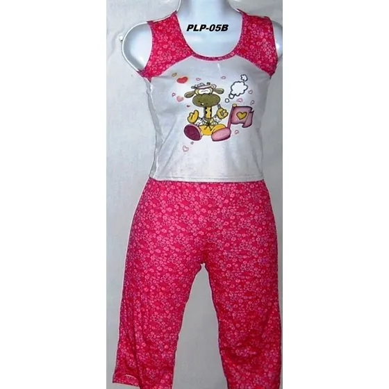 Ropa Dormir Pijamas Niñas Pantalón Largo Franela Tiritas