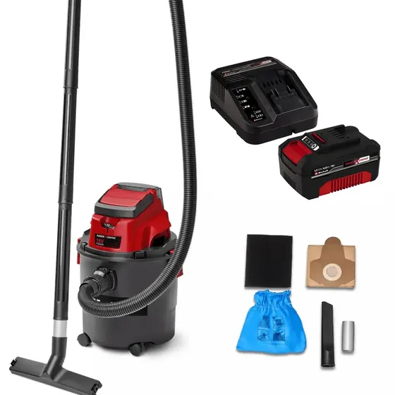 Aspiradora Inalámbrica Polvoagua 15l Starter Kit 4ah Einhell
