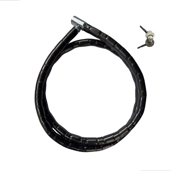 Trava Articulada Cadeado Moto Reforcada 18mm Espessura 1,5m Comprimento