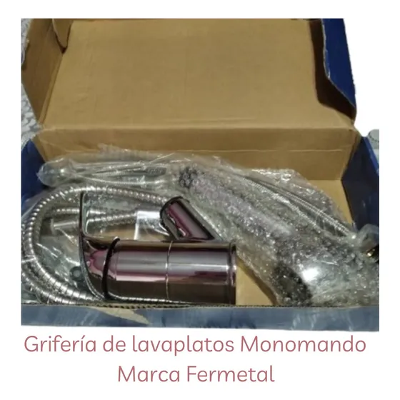 Griferia Lavaplatos Monomando Fermetal Nueva