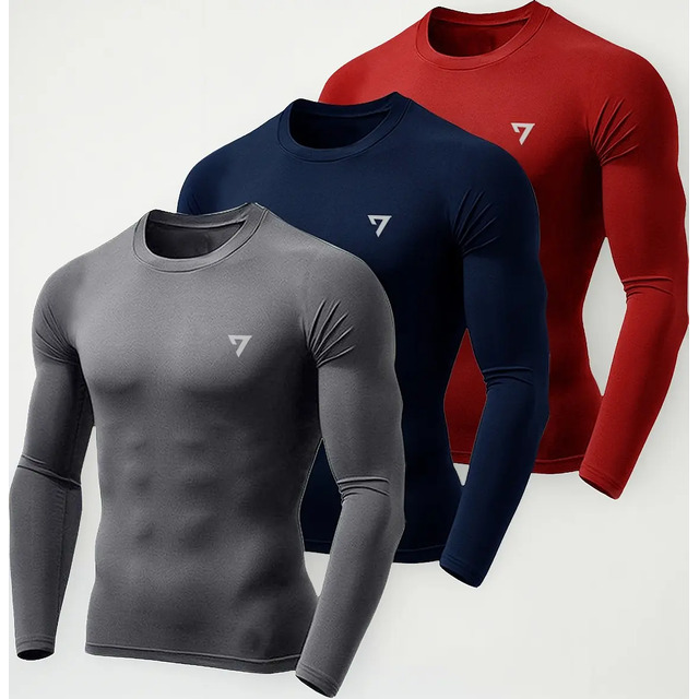 🤓Kit 3 Camisas Uv 50 Segunda Pele Proteção Solar Unissex