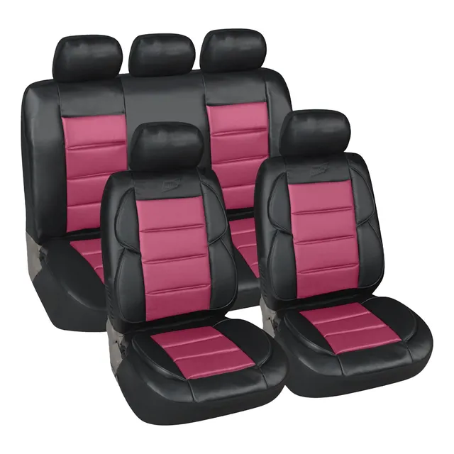 Funda Cubre Asiento Auto Cuerina Super Acolchada Riñonera 3