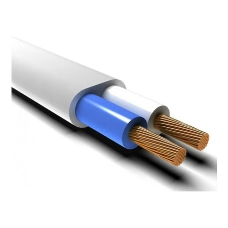 Cable Super Plástico Gris 2x2 Mm - 10 Metros Cable Super Plástico Gris 2x2 Mm - 10 Metros