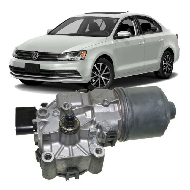 Motor Limpador Vidro Parabrisa Jetta De 2011 À 2017 