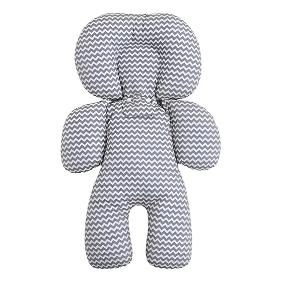 Almofada Para Bebê Conforto - Universal + Zig Zag Cinza